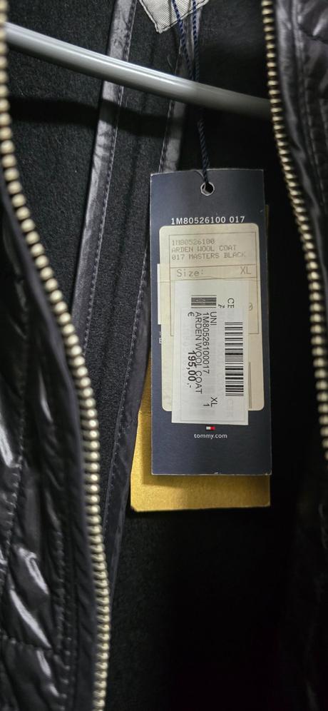 Vlnený kabát tommy hilfiger, tommy hilfiger,l / m / xl