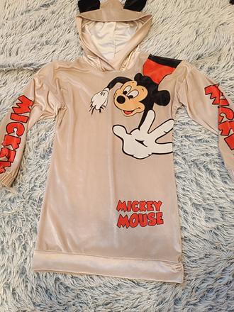 Dlhá mikina velurova mickey 122, 122
