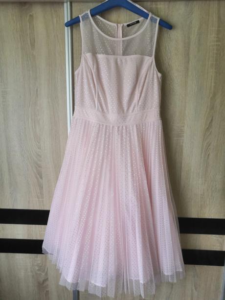 Plisované šaty, orsay,m