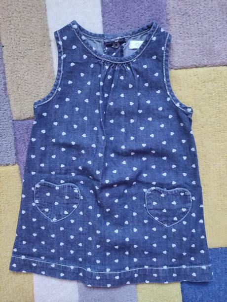 Šaty riflové na 6 mesiacov, obaibi,68