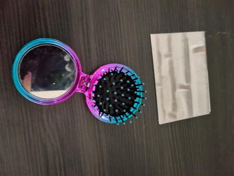 Kefa na vlasy so zrkadielkom skladacia, 