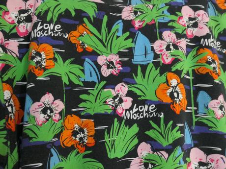 Love moschino ikon damske letne top saticky m/l, moschino,m