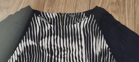 Čierna pásiková blúzka, george,48