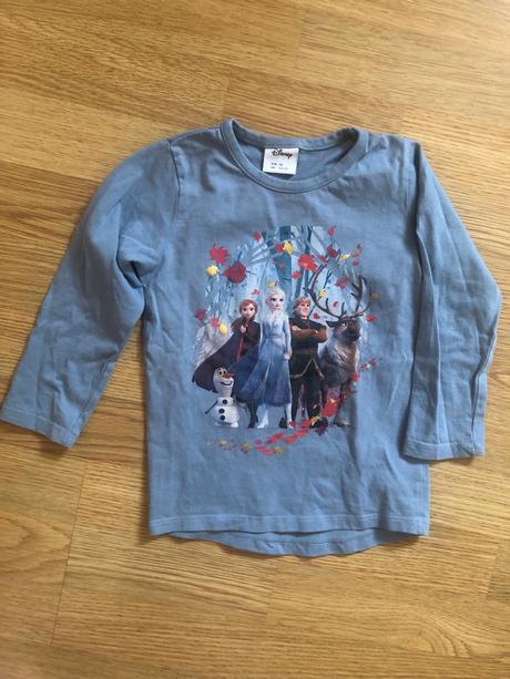 Dievcenske  tricka s dlhym rukavom, anna a elsa, disney,92
