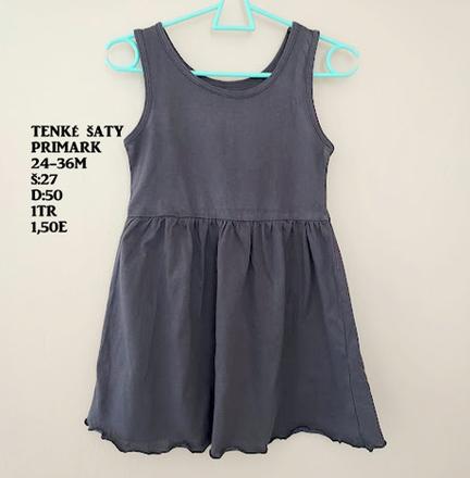 Tenké šaty, primark,98