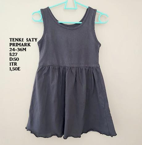 Tenké šaty, primark,98