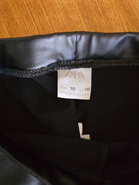 Zara ,,kožené'' legíny 140, zara,140