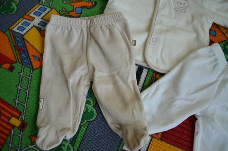 Zamatový kabátik a tepláčiky., f&f,56