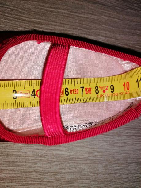 Červené baleriny, h&m,<17