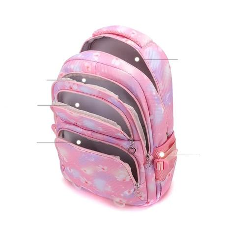 Školská taška lilo a stitch bledučko modrá 43cm, 