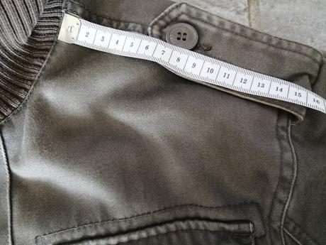 Khaki bunda v s-m, zateplená, podšitá, cherokee,s