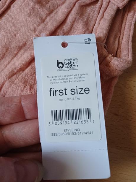 Mušelínový overal v.56 0-1 mesiac, george,56