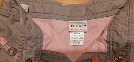 Predám dievčenské zateplené nohavice next veľ.140, next,110