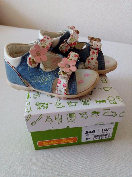 Dievčenské sandálky, bobbi shoes,21