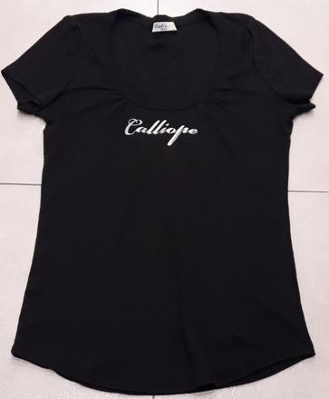 Čierne tričko calliope, l