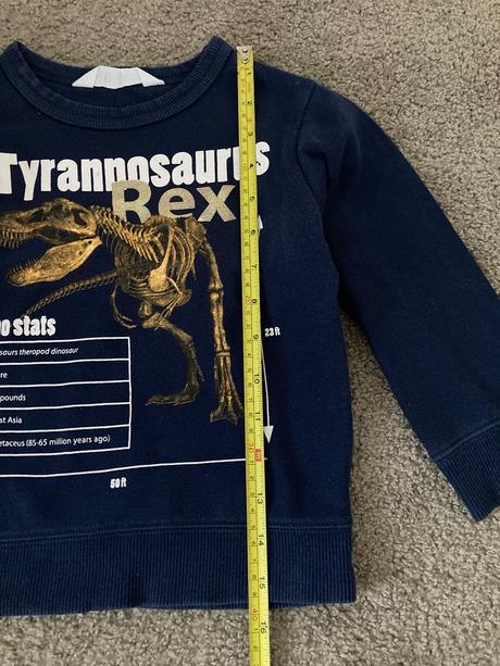 Tyranosaurus mikina v.98/104, h&m,98