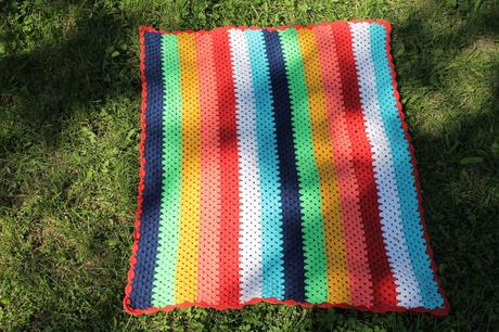 Háčkovaná deka do kočíka, 