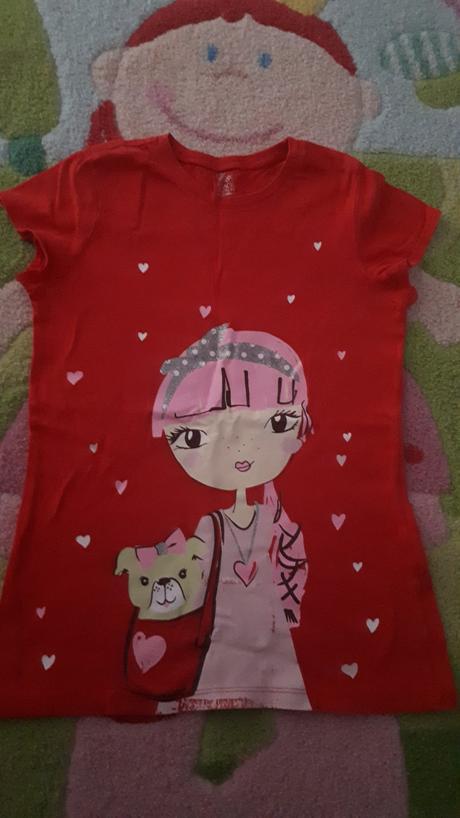 Tricko cervene, children's place,152