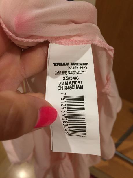 Bledoruzova bluzka, tally weijl,34