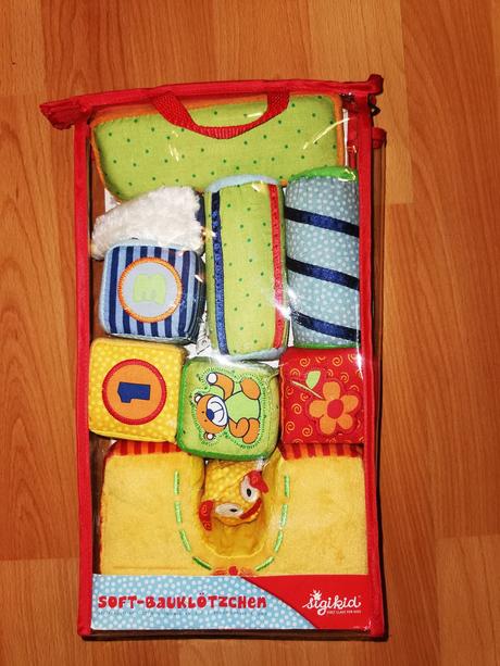 Látkové kocky, 10 dielov, 