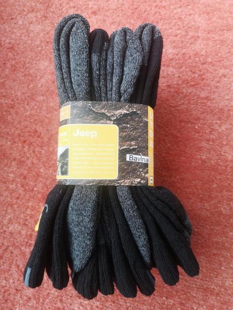 Jeep pánske ponožky 4 páry veľkosť 39-45, 39 / 40 / 42 / 44 / 46