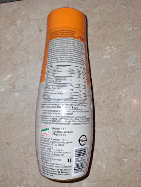 Mirinda - sirup do sodastreamu, 