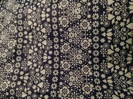 Folk sukienka s bordurou, 50 - xxl