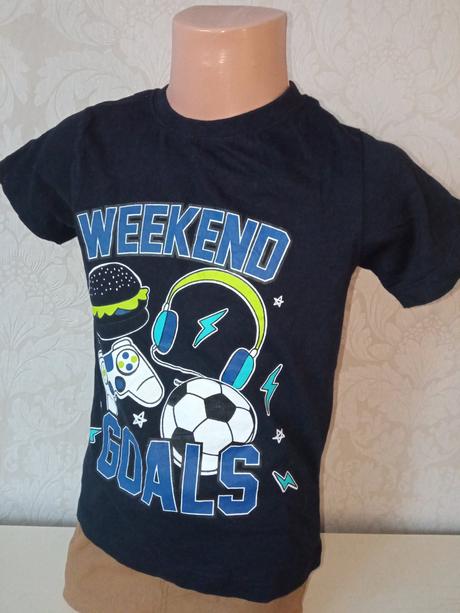 Chlapčenské tričko s potlačou a nápismi (6-7r.), kids,116