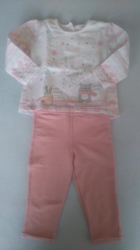 Dievčenské tričko a legíny f&f, f&f,80
