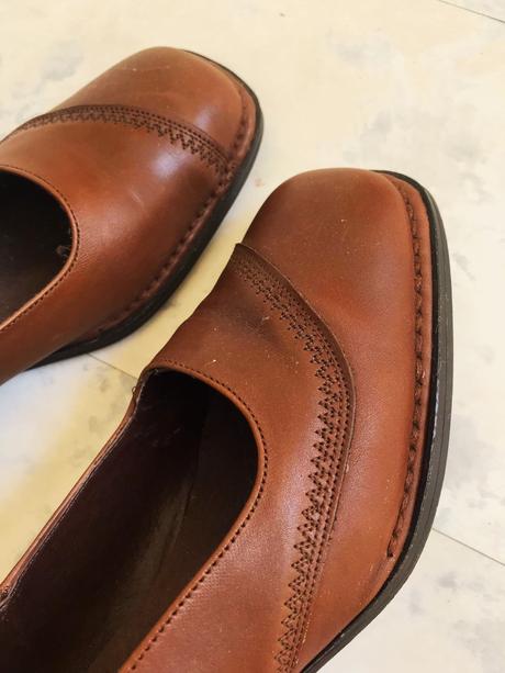 Kožené poltopánky/lodičky, 38