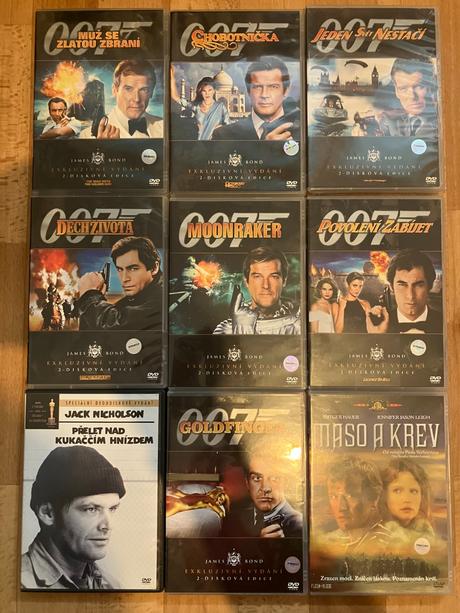 Predám väčšie množstvo kvalitných dvd titulov,