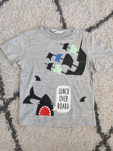 Ľahké bavlnené tričko, h&m,110