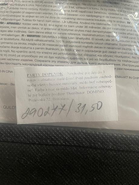 Karnevalový kostým, 