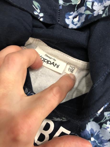 Mikina s kvetmi 110/116, kappahl,110