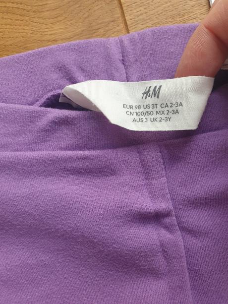Teple leginy s flitrami, h&m,98
