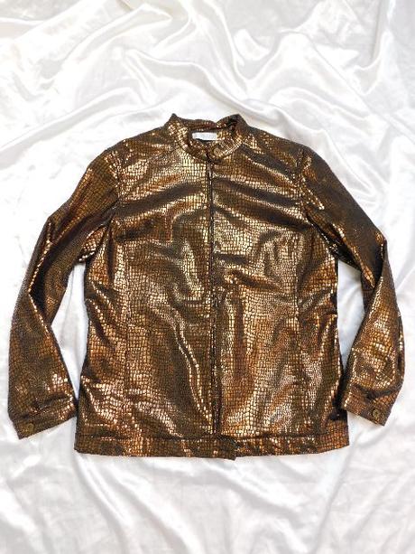 Damska luxusna strečova riflova bunda, 42