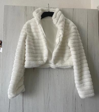 Biela kožušina, xs