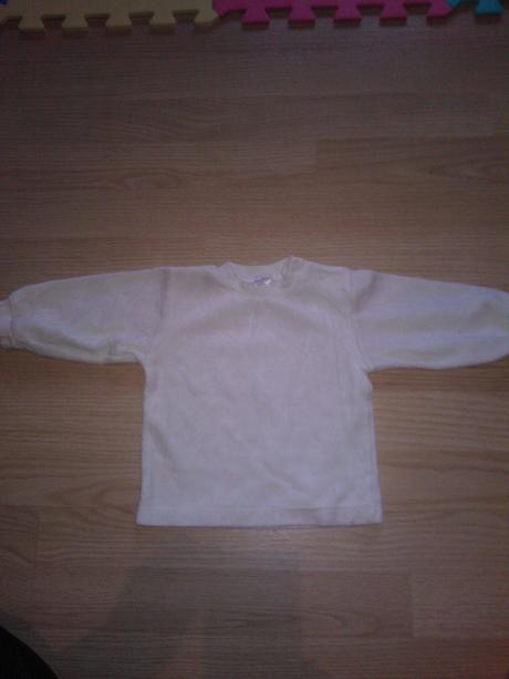 Tricko biele semisove, baby club,68
