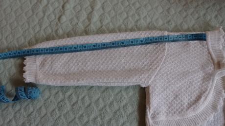 Biele slávnostné bolerko sveter, 104