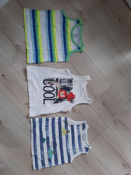 Letné trická, tielka, h&m,92