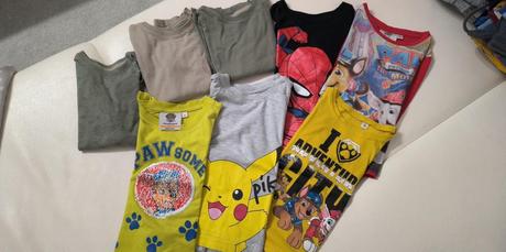 Tričká s dlhým rukávom 92-98, 92