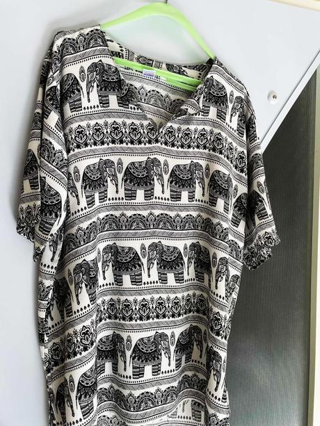 Etno voľná tunika xl/xxl, xl