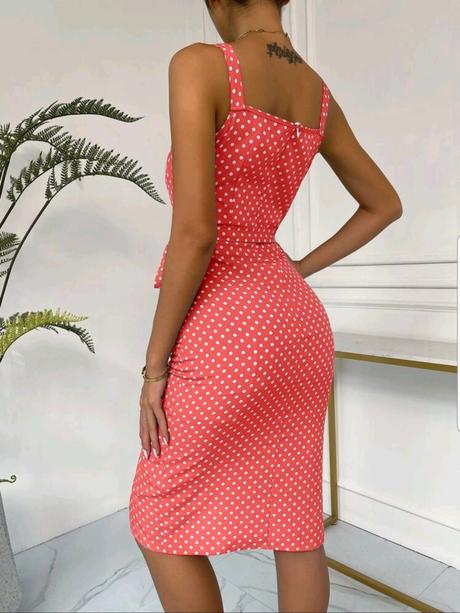 Šaty midy bodka poštovné zdarma, l / m / s