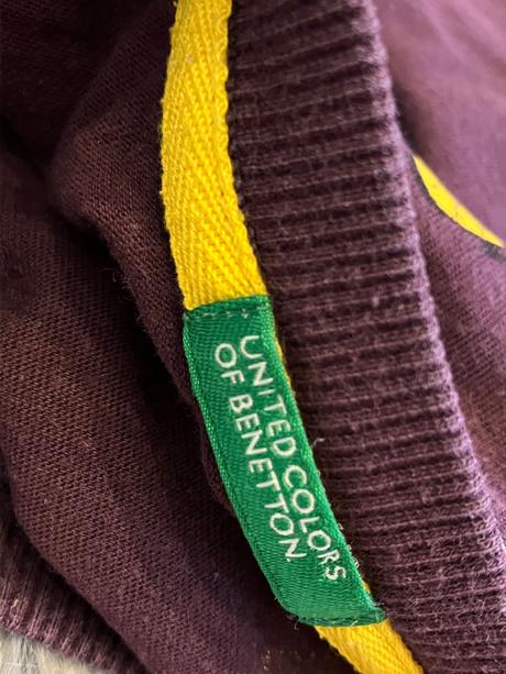 Dievčenské tričko s potlačou a nápismi benetton, benetton,164