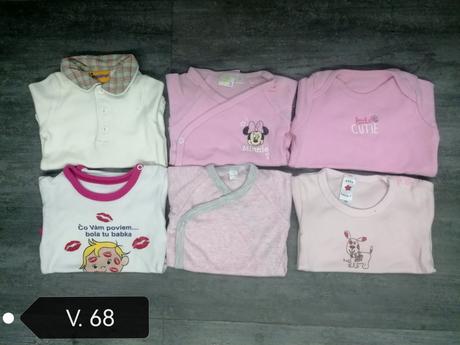 Balík body dlhý rukáv, 68