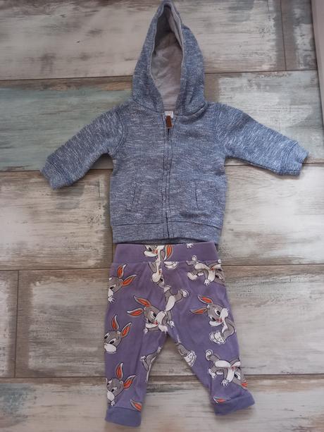 Tepláčiky s mikinou 62/68, f&f,62