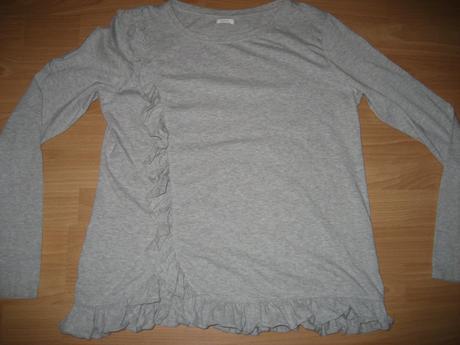 Sive tričko s volánikom, next,164