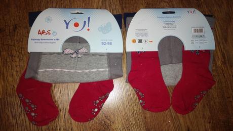 Bavlnené pančuchy s abs, 92 / 98