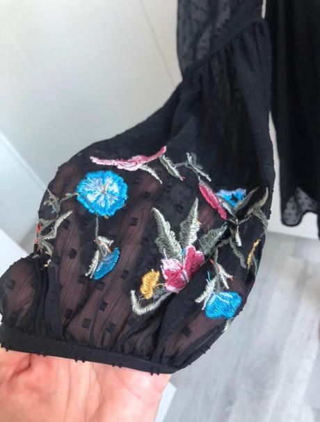 Vyšívaná blúzka, zara,xs