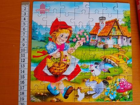 Puzzle červená čiapočka, 
